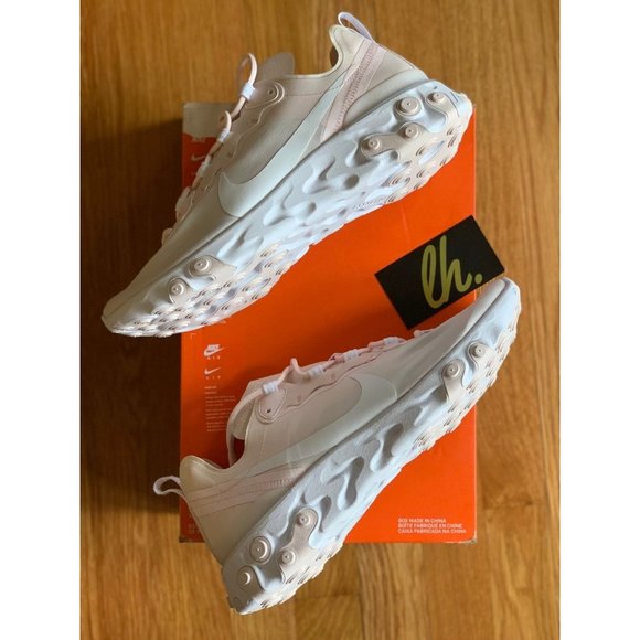 Size 12 W Nike React Element 55 "Pale Pink" - Picture 5 of 5